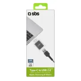 adapter-przejsciowka-sbs-usb-a-do-usb-c-czarna-stan-opakowania-otwarte