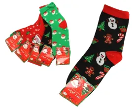 skarpety-swiateczne-termo-2pak-frotte-grube-39-41mikolaj-choinka-balwan