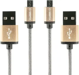 cabbrix-kabel-do-ladowania-micro-usb-do-usb-a-zloty-2-pak-3-m