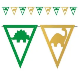 baner-flagi-dino-party-zielone-czarne-zlote-36-m