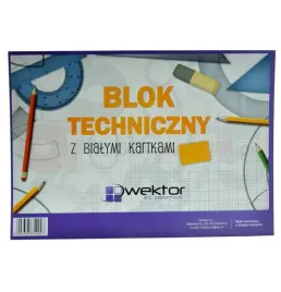 blok-techniczny-a4-bialy-10-kartek-wektor