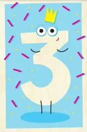 drewniana-kartka-urodzinowa-trzecie-urodziny