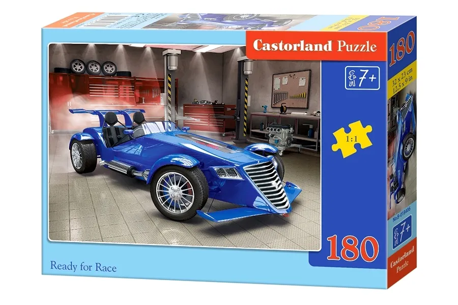 puzzle-castorland-180-elementow-niebieski-samochod