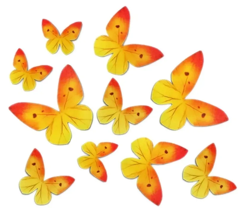 motyle-waflowe-zolte-10-szt