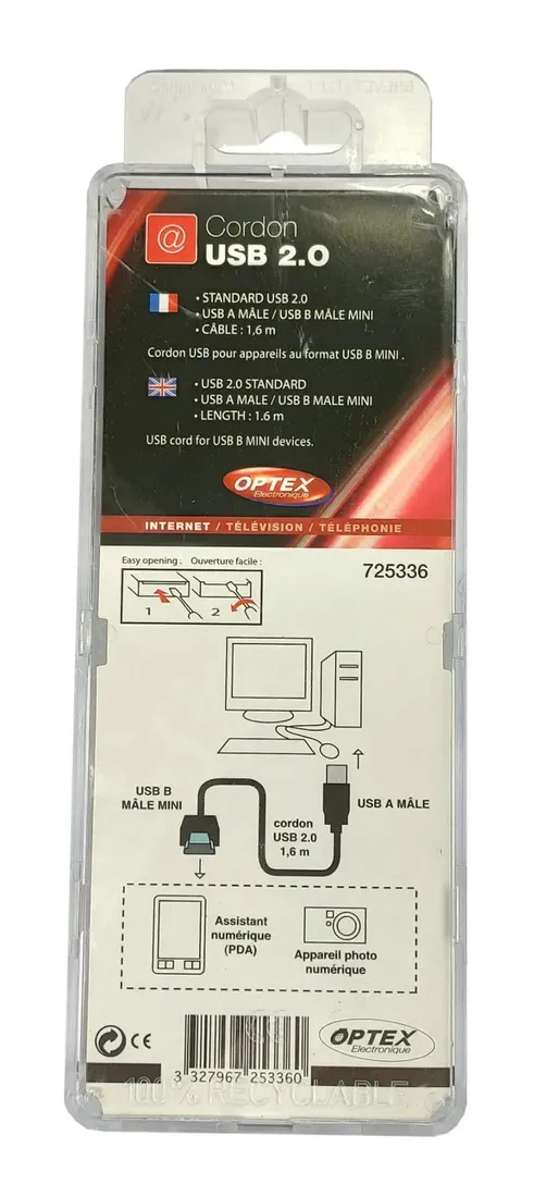 kabel-usb-2-0-a-mini-usb-b-optex-160-cm