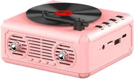 usb-dc-5-v-retro-glosnik-bezprzewodowy-rozowy-gramofon-ksztalt