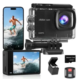4k-60fps-action-cam-64gb-8x-zoom-40m-48mp-eis-waterproof-wifi