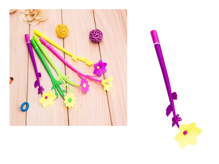 dlugopis-zelowy-kwiatek-kolor-wkladu-czarny