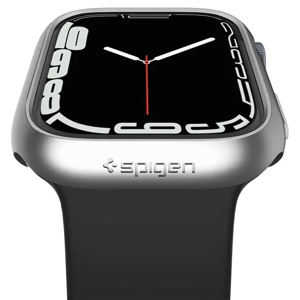 etui-spigen-thin-fit-do-apple-watch-7-45mm-graphite-kolor-srebrny
