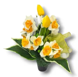 wiosenny-bukiet-wklad-do-wazonu-tulipany-zonkile-kwiaty-na-cmentarz-grob-po