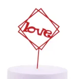topper-love-czerwony-kwadrat