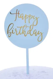 topper-akrylowy-kolo-happy-birthday-blekitny