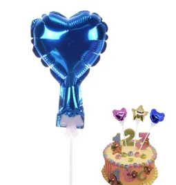 balon-na-tort-serce-niebieski-topper