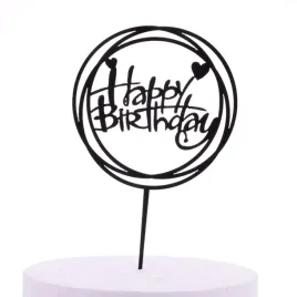topper-happy-birthday-czarny-kolo