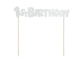 topper-na-tort-1st-birthday-srebrny-brokatowy
