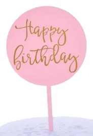 topper-akrylowy-kolo-happy-birthday-rozowy