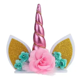 dekoracja-na-tort-jednorozec-rozowy-unicorn-stroik