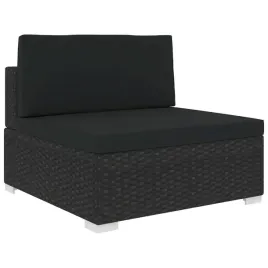 srodkowa-sofa-z-poduszka-1-szt-polirattan-czarna