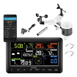 Zdjęcie produktu Stacja pogody profesjonalna SOLAR APLIKACJA WiFi