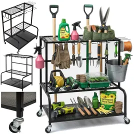 organizer-na-narzedzia-ogrodowe-stojak-regal-z-haczykami-3-poziomy-metalowy