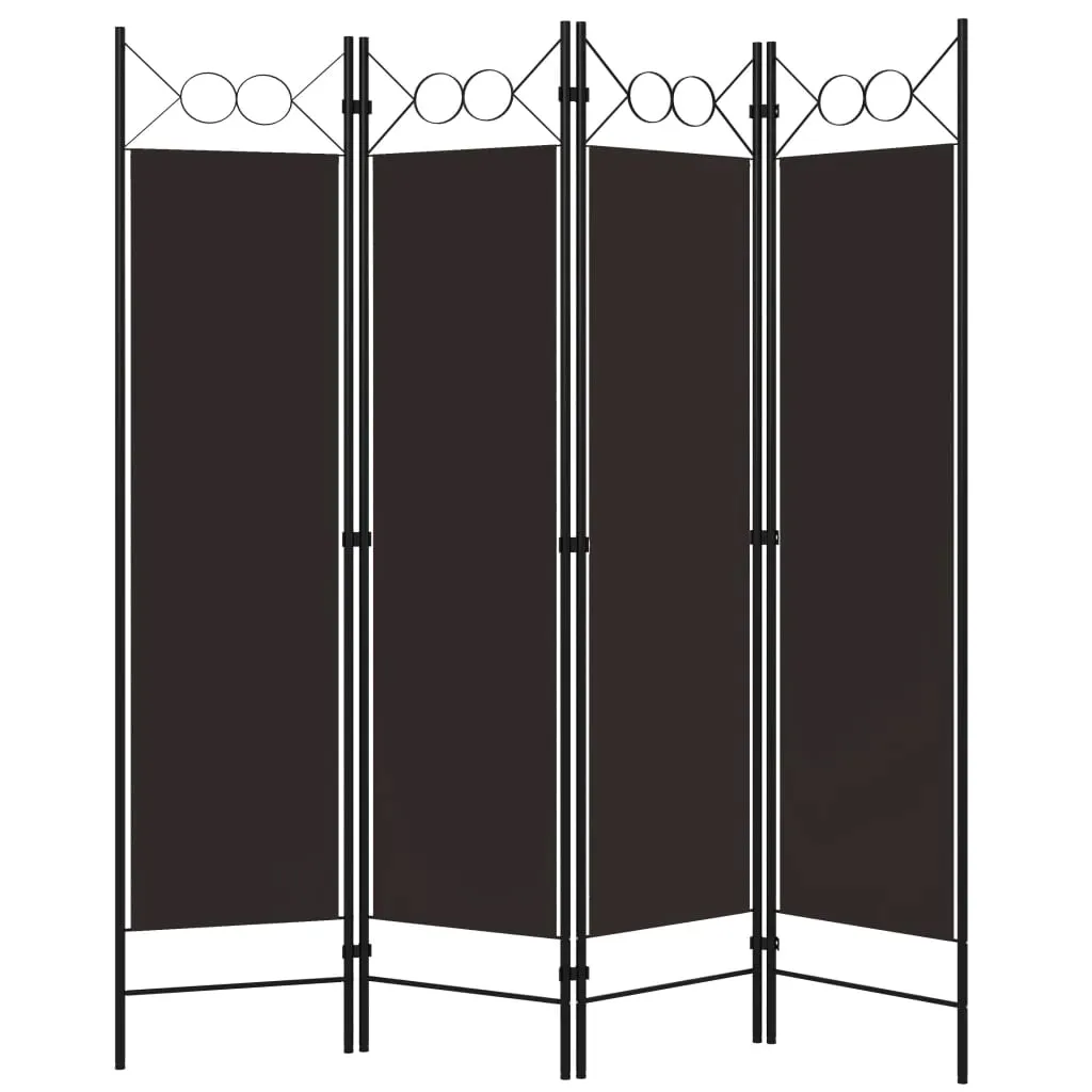 parawan-4-panelowy-brazowy-160-x-180-cm