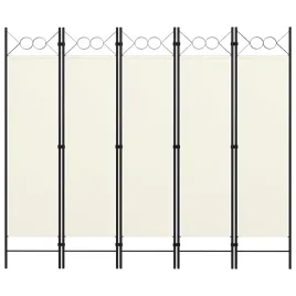 parawan-5-panelowy-kremowy-200-x-180-cm