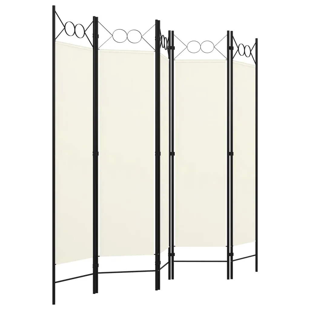 parawan-5-panelowy-kremowy-200-x-180-cm