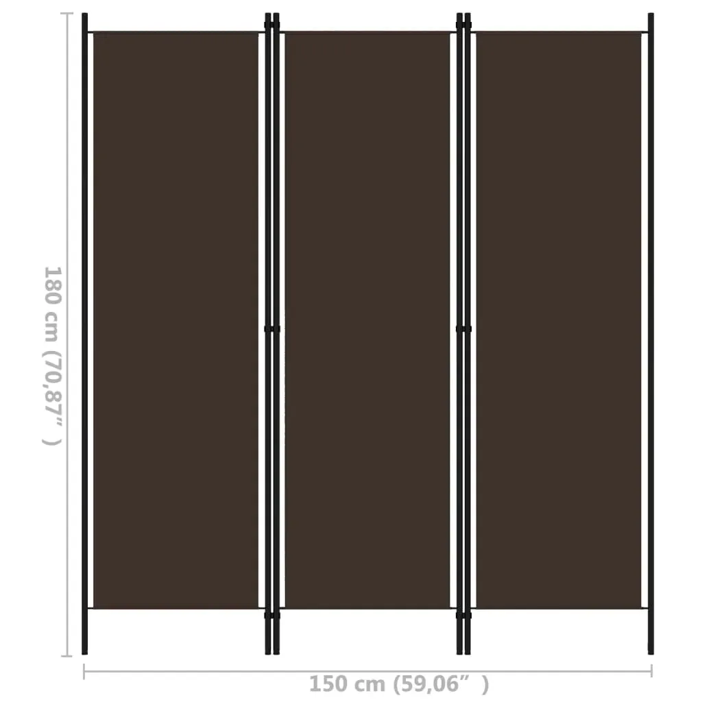 parawan-3-panelowy-brazowy-150-x-180-cm