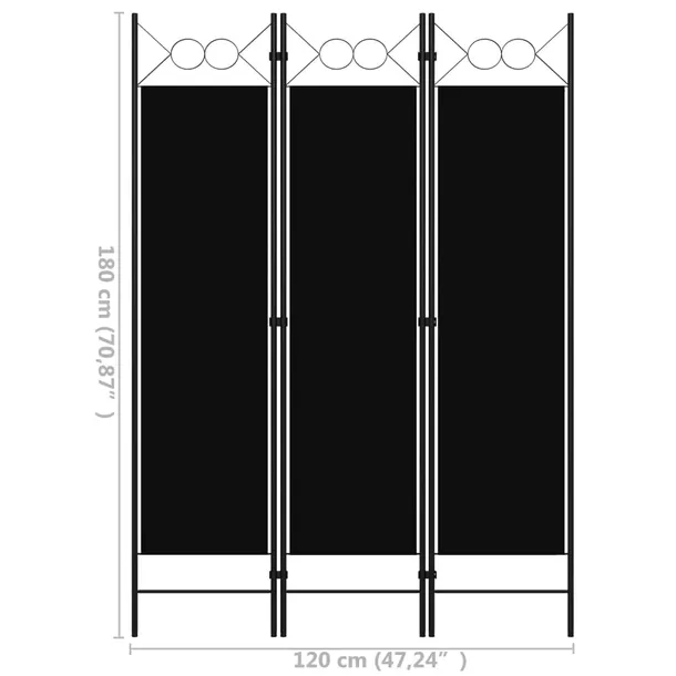 parawan-3-panelowy-czarny-120-x-180-cm-stan-nowy