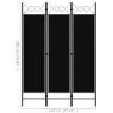 parawan-3-panelowy-czarny-120-x-180-cm-stan-nowy