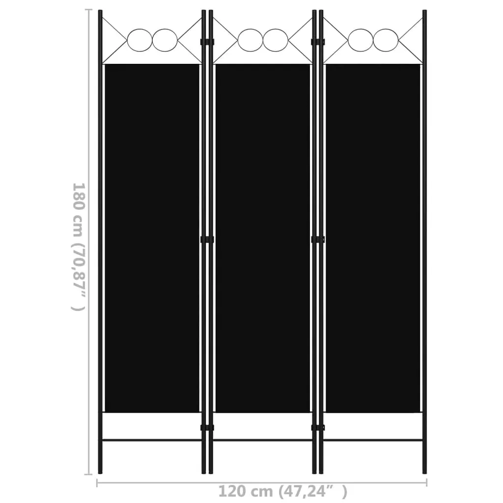 parawan-3-panelowy-czarny-120-x-180-cm