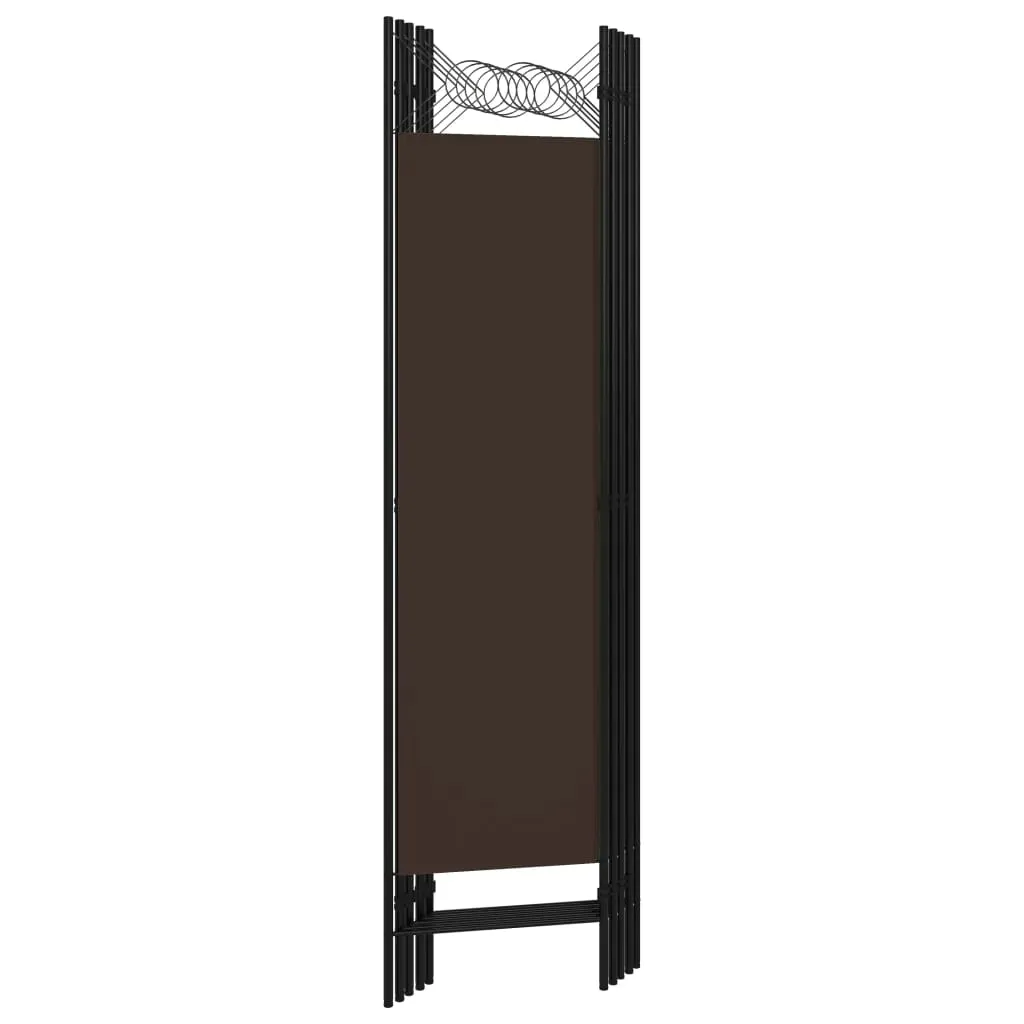 parawan-5-panelowy-brazowy-200-x-180-cm