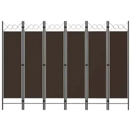 parawan-6-panelowy-brazowy-240-x-180-cm