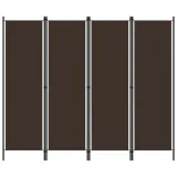 parawan-4-panelowy-brazowy-200-x-180-cm