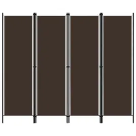 parawan-4-panelowy-brazowy-200-x-180-cm