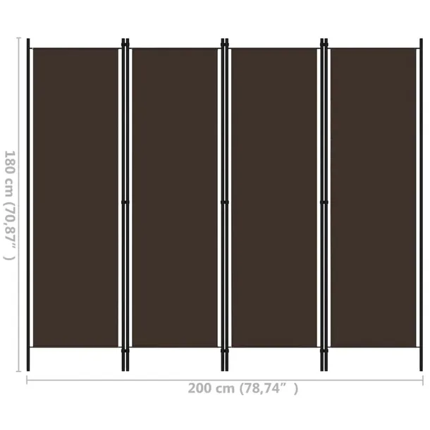 parawan-4-panelowy-brazowy-200-x-180-cm-stan-nowy
