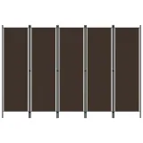parawan-5-panelowy-brazowy-250-x-180-cm
