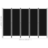 parawan-5-panelowy-czarny-250-x-180-cm-stan-nowy