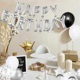 balony-dekoracja-urodzinowa-z-napisem-happy-birthday-korona-konfetti