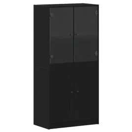 wysoka-szafka-czarny-dab-68-x-37-x-142-cm-czarna