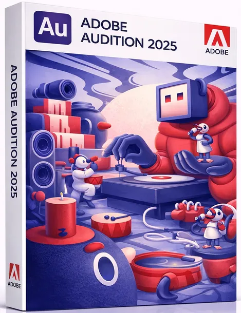 ADOBE AUDITION 2025 WIN BOX / Licencja Bezterminowa Dożywotnia