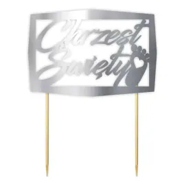 topper-papierowy-chrzest-swiety-ramka-srebrny-metalic-135-x-17-cm