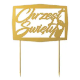 topper-papierowy-chrzest-swiety-ramka-zloty-135-x-17-cm