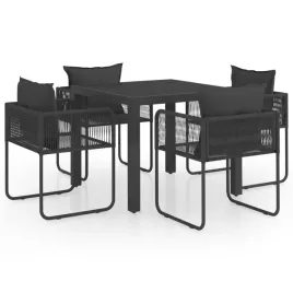 5-czesciowy-zestaw-mebli-ogrodowych-rattan-pvc-czarny