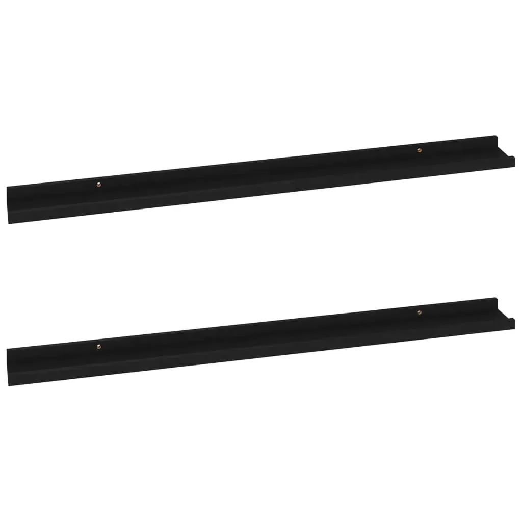 polki-scienne-2-szt-czarne-100x9x3-cm