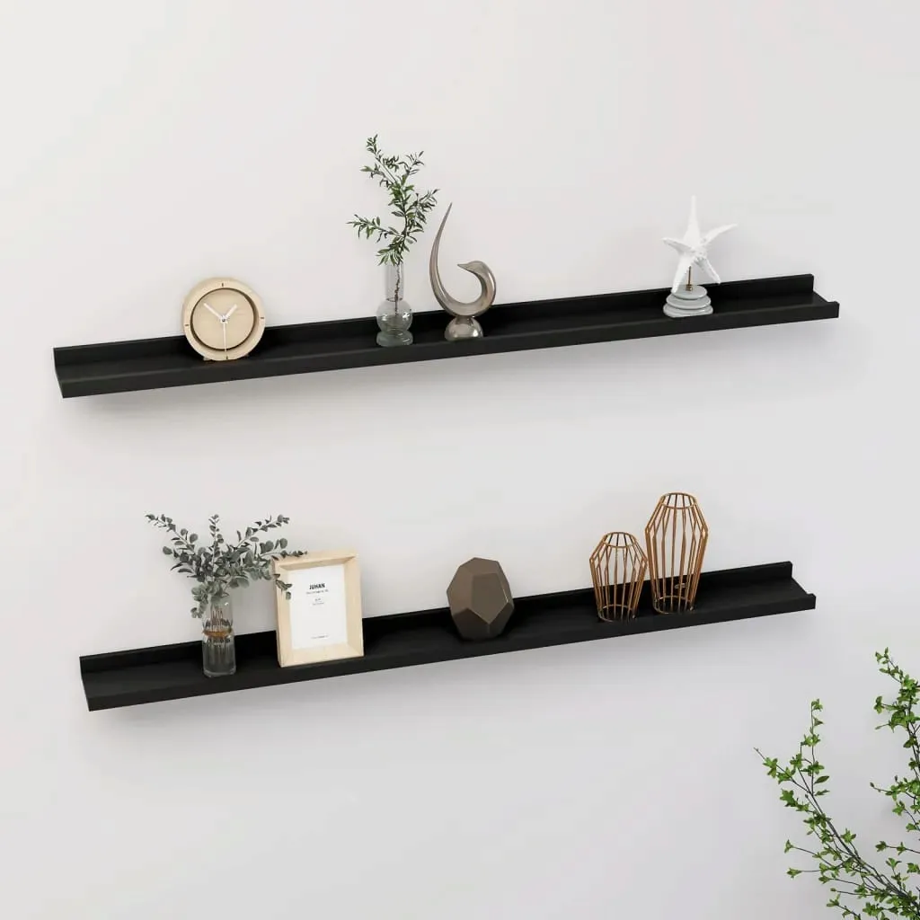polki-scienne-2-szt-czarne-100x9x3-cm