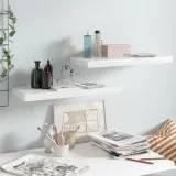 polki-scienne-2-szt-wysoki-polysk-biale-60x235x38cm-mdf-stan-nowy