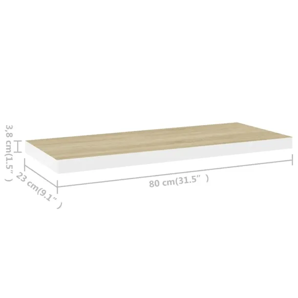 polki-scienne-2-szt-debowo-biale-80x235x38-cm-mdf-stan-nowy
