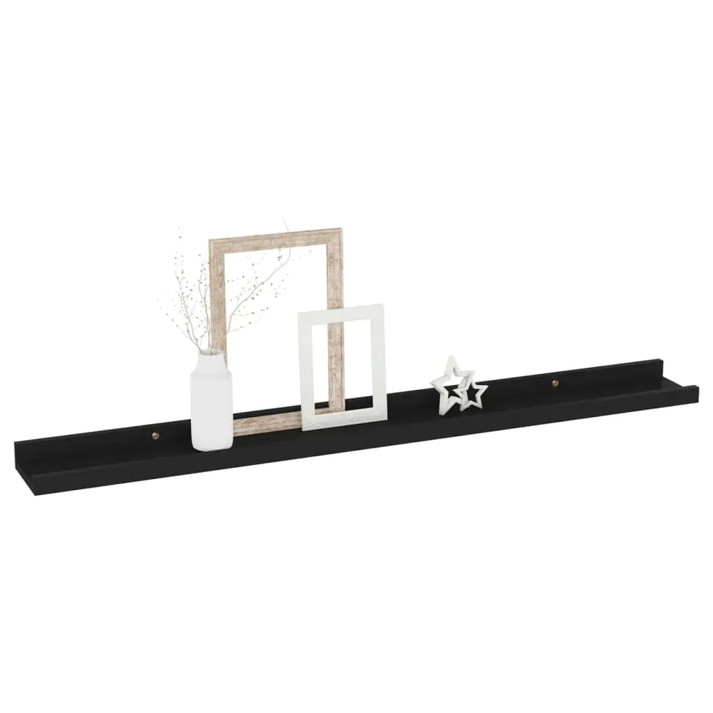 polki-scienne-4-szt-czarne-80x9x3-cm