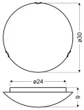 edgar-plafon-30-1x60w-e27
